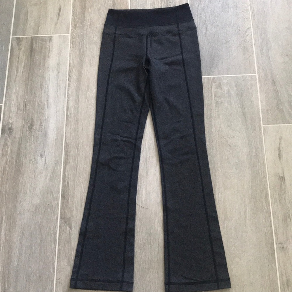 Lululemon dark grey flare tight